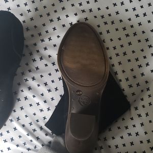 Black suede never used lucky brand boots